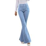 Braune Vintage Ripped Jeans & Zerrissene Jeans aus Leder für Damen Größe M Petite für den für den Sommer 