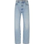 Hellblaue HUGO BOSS HUGO Baggy Jeans & Loose Fit Jeans aus Baumwolle für Herren Weite 33, Länge 32 