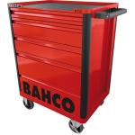 Rote Bahco Werkstattwagen mit Schublade 