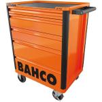 Orange Bahco Werkstattwagen mit Schublade 