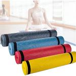 Bakaji Rutschfeste Yogamatte, 175 x 60 cm, hohe Dichte, Matte für Training, Fitness, Aerobic, Fitnessstudio, Gymnastik, mit Schultergurt