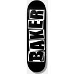 Baker Skateboards BAKER BRAND LOGO Deck 8.125" black/white Skateboard Deck 8,125