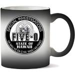 Hawaii Five-O Special Investigator Shield Tasse Hitze Farbwechsel