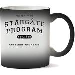 Weiße Stargate Kaffeetassen 325 ml aus Keramik mikrowellengeeignet 