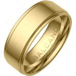 Goldene Vergoldete Ringe aus vergoldet 18 Karat graviert für Damen Größe 50 