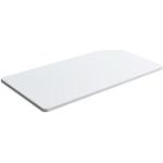Balderia Schreibtischplatte für Heim & Büro mit hoher Kratzfestigkeit - 120 x 60 cm, Weiß 4260672442911 (TP-600x1200-W)