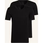 Schwarze Kurzärmelige Baldessarini T-Shirts aus Jersey für Herren Übergrößen 2-teilig 