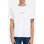 Weiße Baldessarini Rundhals-Ausschnitt T-Shirts für Herren Größe S 