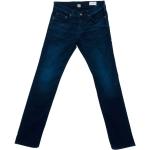 Schwarze Vintage Baldessarini Slim Fit Jeans mit Knopf aus Baumwolle für Herren Weite 38 