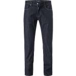 Dunkelblaue Bestickte Baldessarini Jeans mit Stickerei Raw aus Baumwolle für Herren Größe XXL Weite 31, Länge 30 