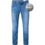 Reduzierte Blaue Bestickte Baldessarini Slim Fit Jeans aus Baumwolle für Herren Weite 38, Länge 34 