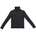 Reduzierte Schwarze Langärmelige Balenciaga Rollkragen T-Shirts aus Polyamid für Damen 