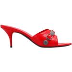 Reduzierte Rote Elegante Balenciaga Mules für Damen Größe 39,5 