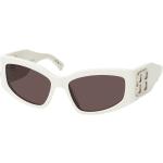 Weiße Balenciaga Cateye Sonnenbrillen aus Kunststoff für Damen 