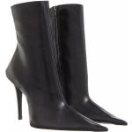 Reduzierte Schwarze Balenciaga Ankle Boots & Klassische Stiefeletten aus Leder für Damen Größe 39 