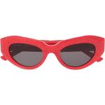 Balenciaga Eyewear Cat-Eye-Sonnenbrille mit Logo - Rot