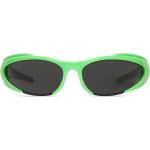 Neongrüne Balenciaga Rechteckige Rechteckige Sonnenbrillen für Herren 
