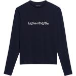 Reduzierte Schwarze Langärmelige Balenciaga T-Shirts für Herren Größe M 