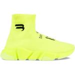 Balenciaga, Leuchtend Gelbe Speed Soccer Sneakers für Frauen Yellow, Damen, Größe: 35 EU