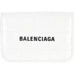 Silberne Balenciaga Mini Geldbörsen aus Leder für Damen 
