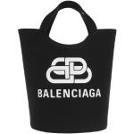 Silberne Balenciaga Tote Bags & Henkeltaschen aus Textil für Damen 