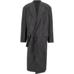 Anthrazitfarbene Balenciaga Trenchcoats für Damen Größe M für den für den Herbst 