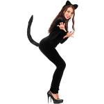Schwarzer Catwoman Kopfschmuck für Damen Einheitsgröße 