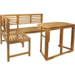 Nachhaltige Balkonmöbel Holz aus Akazie Breite 50-100cm, Höhe 50-100cm, Tiefe 100-150cm 