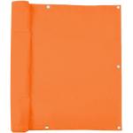 Balkonbespannung | wasserdicht / Polyester, 500x90 cm, orange | JAROLIFT Balkon Sichtschutz / Balkonumrandung