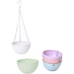 Violette Hanging Baskets aus Kunststoff Outdoor 1-teilig 