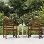 Reduzierte Rustikale Gartenstühle & Balkonstühle aus Massivholz Breite 50-100cm, Höhe 50-100cm, Tiefe 0-50cm 2-teilig 