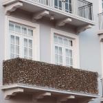 Braune Mendler Balkonverkleidungen & Balkonumrandungen aus Polyester ausziehbar 