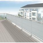 Reduzierte Braune Balkonverkleidungen & Balkonumrandungen aus Holz maschinenwaschbar 