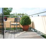 Reduzierte Braune Balkonverkleidungen & Balkonumrandungen aus Holz maschinenwaschbar 