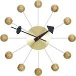 Rockabilly Vitra Ball Clock Wanduhren aus Kirschholz 