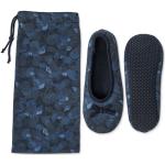 Reduzierte Blaue TCHIBO Ballerina-Hausschuhe aus Baumwolle für Damen Größe 37 für den für den Sommer 