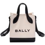 Beige Elegante Bally Lederhandtaschen aus Rindsleder für Damen mini 