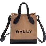 Braune Elegante Bally Lederhandtaschen aus Rindsleder für Damen mini 