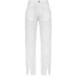 Reduzierte Weiße Loose Fit BALMAIN Hüftjeans & Low Waist Jeans mit Reißverschluss aus Denim für Damen Größe XS 