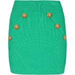 Reduzierte Grüne BALMAIN Mini Miniröcke aus Viskose für Damen Größe M 