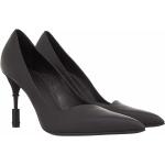 Reduzierte Schwarze BALMAIN High Heels & Stiletto-Pumps ohne Verschluss aus Leder für Damen Größe 36 
