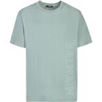 Reduzierte Hellgrüne Elegante Kurzärmelige BALMAIN T-Shirts aus Baumwolle für Herren Größe XL 