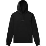 Schwarze Unifarbene BALR. Rundhals-Ausschnitt Herrensweatshirts aus Baumwollmischung mit Kapuze Größe XXL 