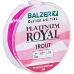 Balzer Platinum Royal Trout Schnur - 150m monofile Angelschnur, Durchmesser/Tragkraft:0.19mm / 4.6kg, Farbe:Pink