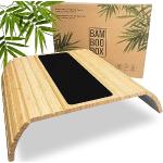  Bambus-Couch-Arm-Tablett mit Getränkehalter, tragbar