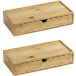 Braune Moderne WENKO Boxen & Aufbewahrungsboxen mit Schublade 2-teilig 