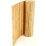 Sichtschutzmatten matt aus Bambus 