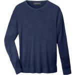 Marineblaue Kaschmir-Pullover aus Wolle für Herren Übergrößen für den für den Sommer 