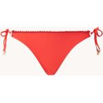 Rote Unifarbene BANANA MOON Bikinihosen & Bikinislips aus Polyamid für Damen Größe S 