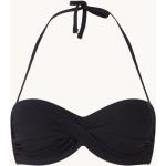 Schwarze BANANA MOON Bandeau Bikinitops mit Bügel für Damen Größe M 